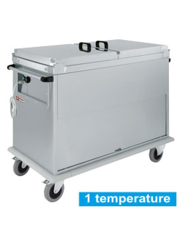 Bain-marie - Electrique - Sur chariot - 2 x 1/1 GN - Diamant - CTBM/2C-T