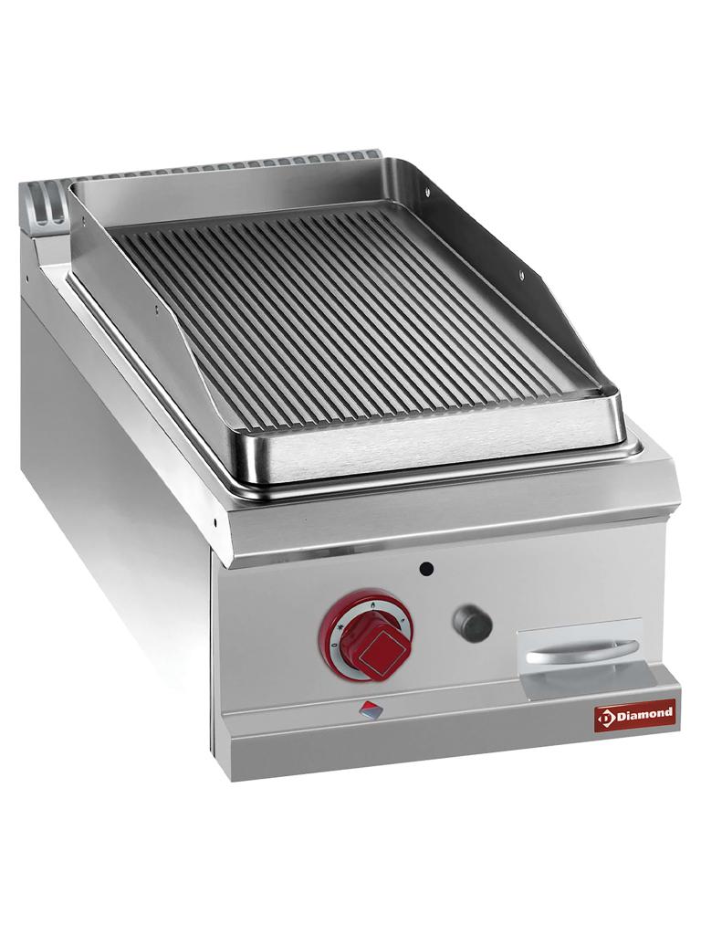 Plancha - Gaz - Striée - 40 CM - Diamant - G7/PR4T