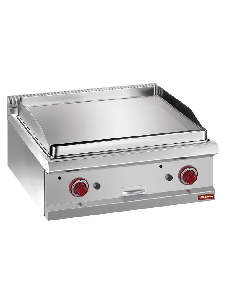 Plancha - Gaz - Lisse - Chrome - 70 CM - Diamant - G7/PLCD7T