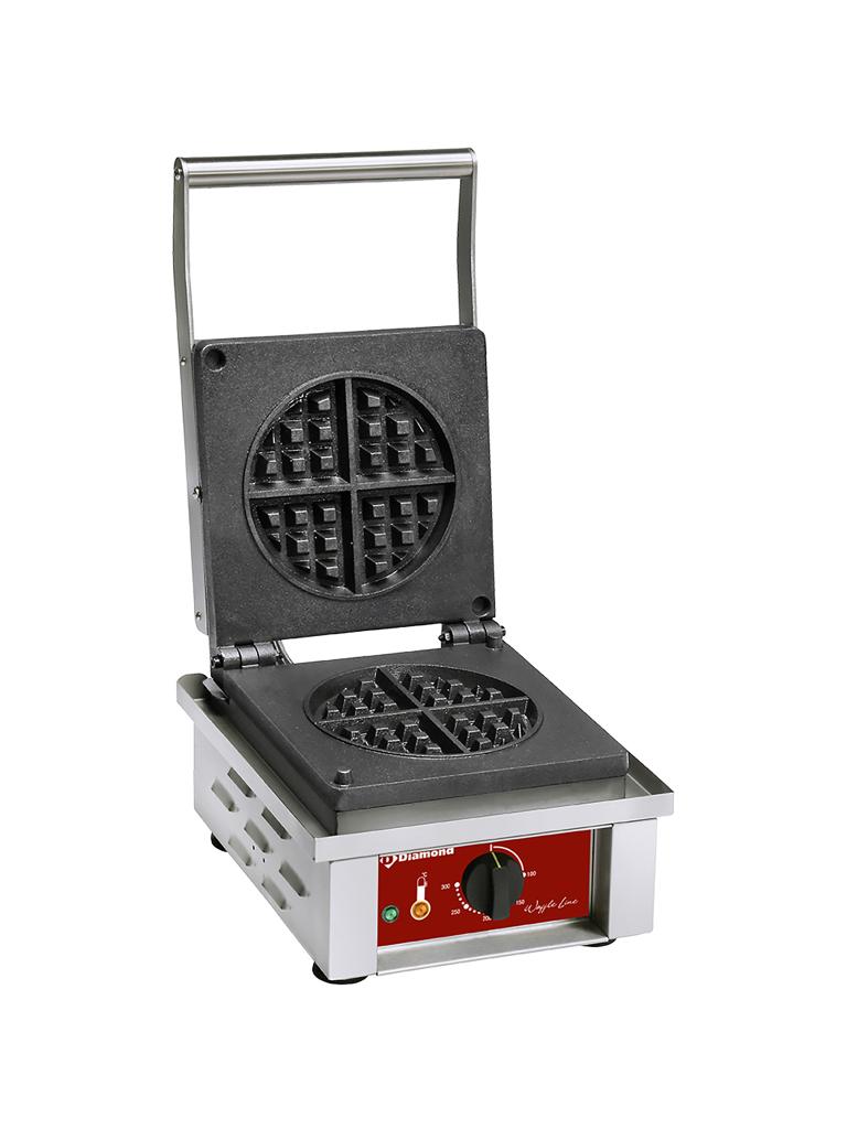 Gaufrier - Simple - Rond - 4 pièces - 230V - Diamant - GEV-4N