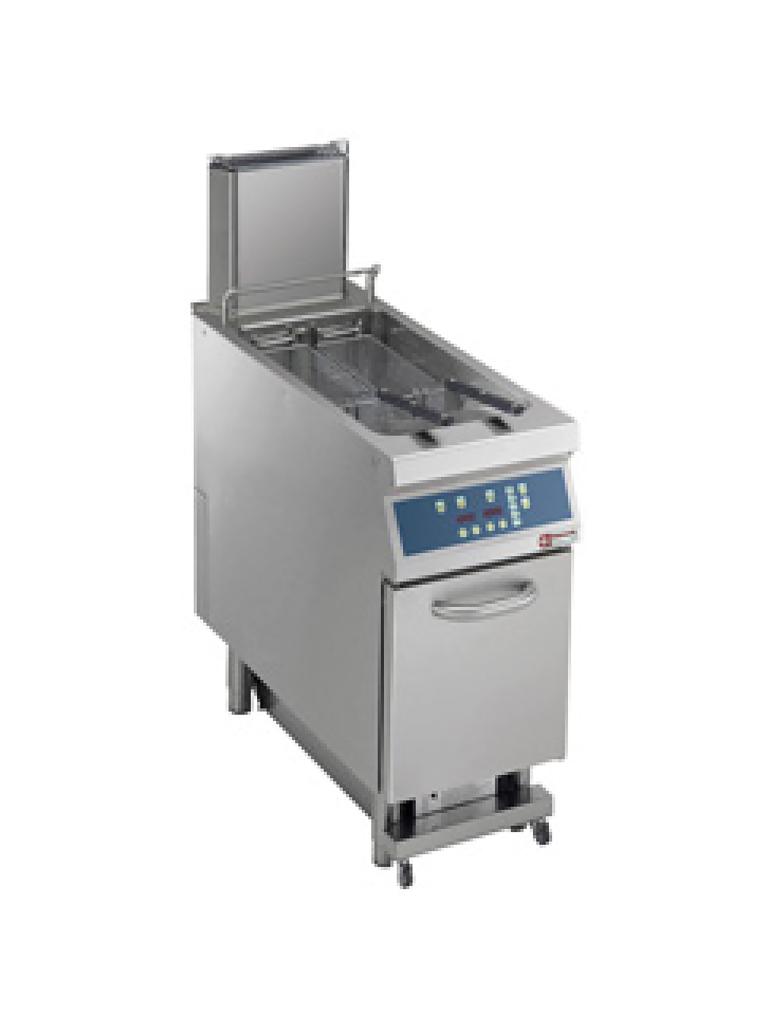 Friteuse - 23 Litres - Électrique - Cuve en Y - Robinet de vidange - Base - Diamant - E22/F23CEHA4-S