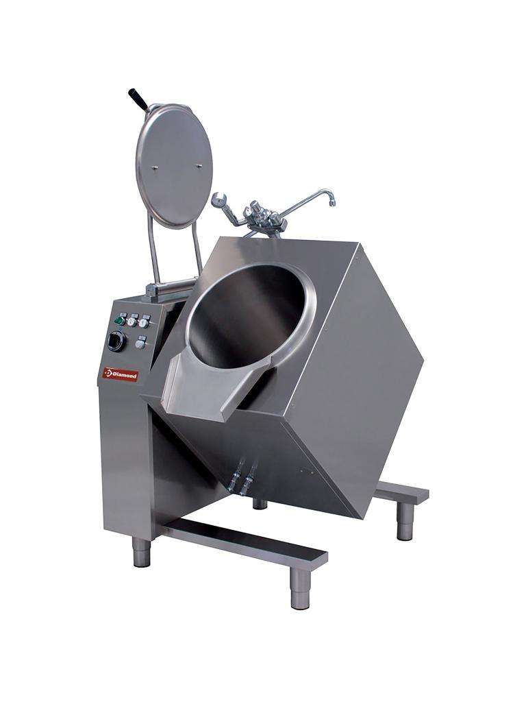 Marmite basculante - Electrique - 50 Litres - Chauffage indirect - Diamant - EMB/50I