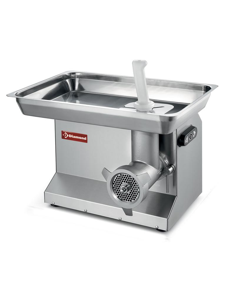 Hachoir à viande - N°22 - 200 KG/h - Inox - H 56,8 x 61 x 47,9 CM - Diamant - TCX32/ND