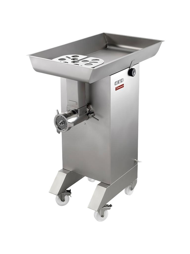 Hachoir à viande - N°32 - 700 KG/h - Inox - H 123,7 x 56,4 x 91,1 CM - Sur roulettes - Diamant - TTGD-32/CB-N