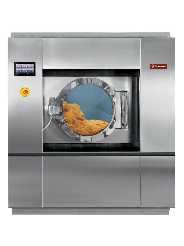 Lave-linge industriel - 55 KG - Inox - 400V - Diamant - DLW55-TS/D