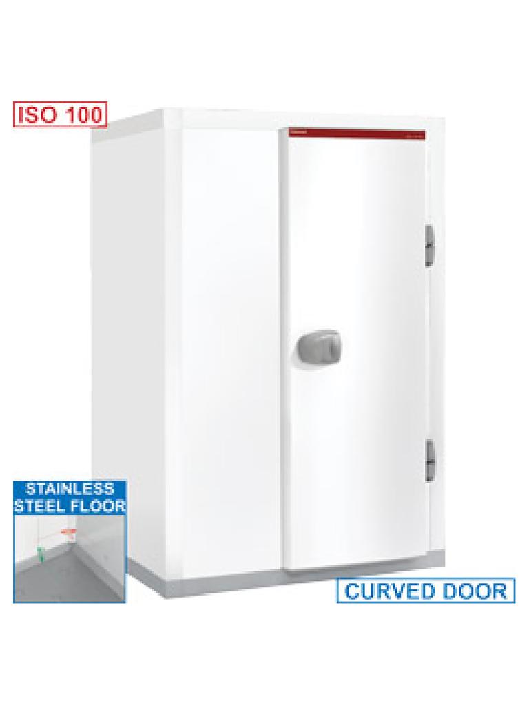 Chambre de refroidissement - H 215 x 144 x 144 CM - 2998 Litre - Parois 100mm - Sans moteur - Diamant - C35A/10PM