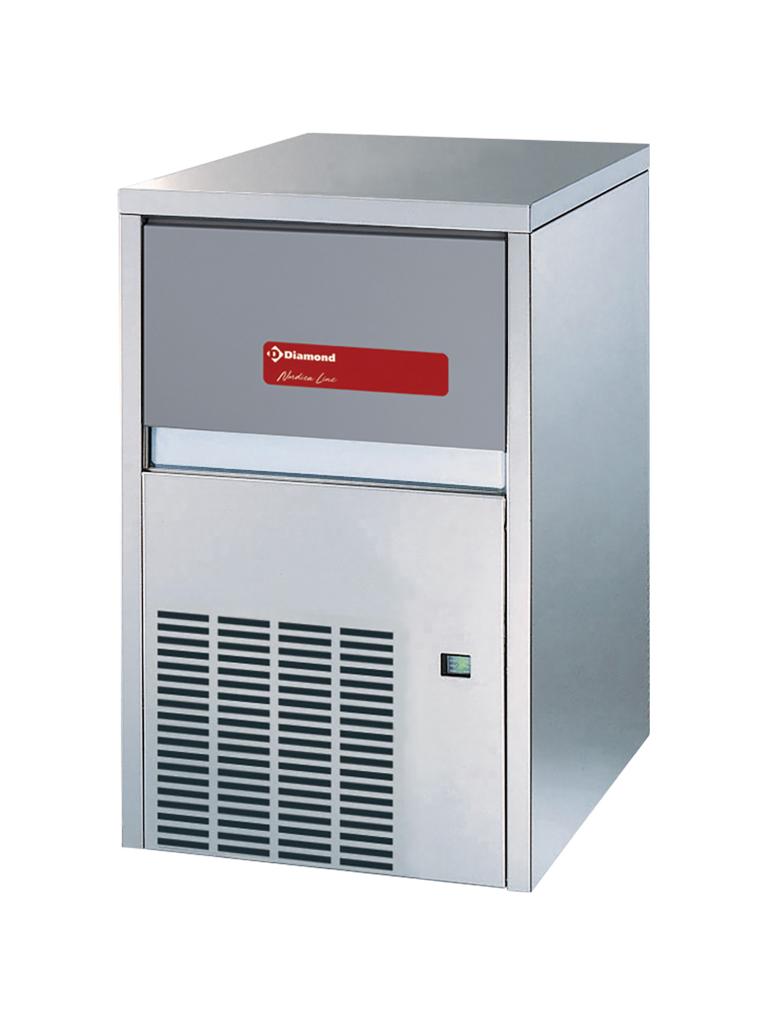 Machine à glaçons - 67 KG / 24h - Glace en écailles - Refroidi à l'eau - Diamant - ICE70WS-R2