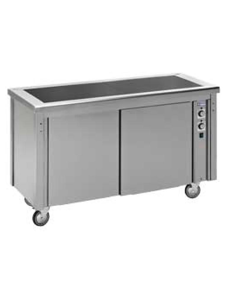 Elément vitocéramique - 150 CM - Meuble bas ouvert - Diamant - VT15