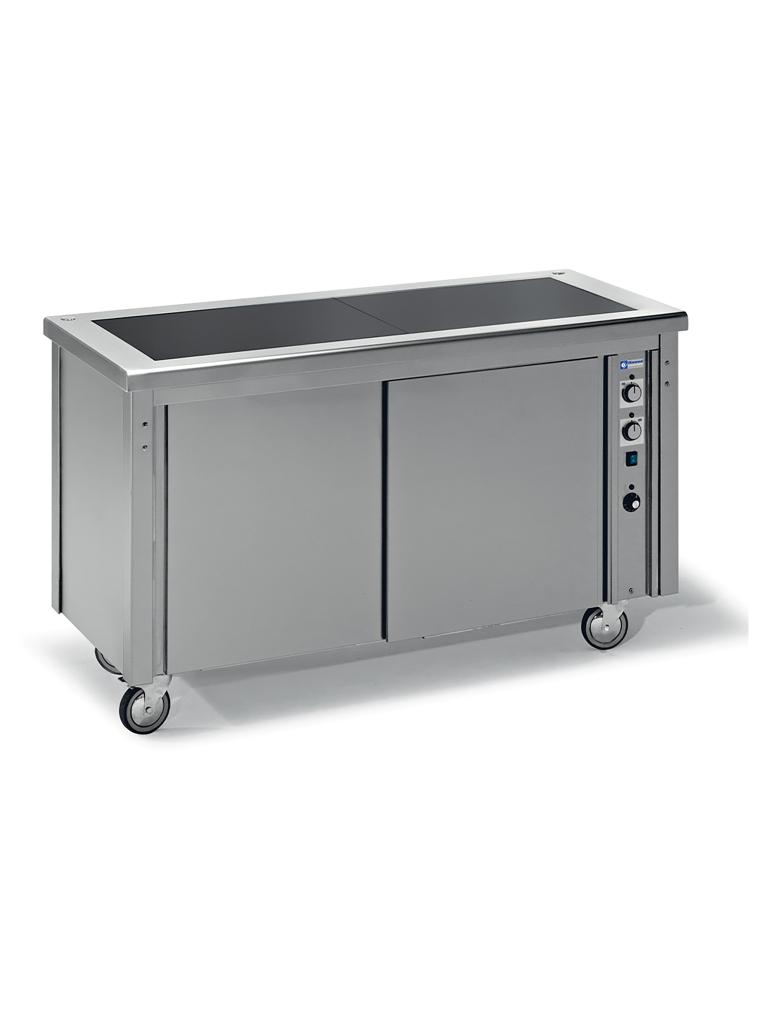 Elément vitocéramique - 120 CM - Meuble bas chauffant - Diamant - VC12