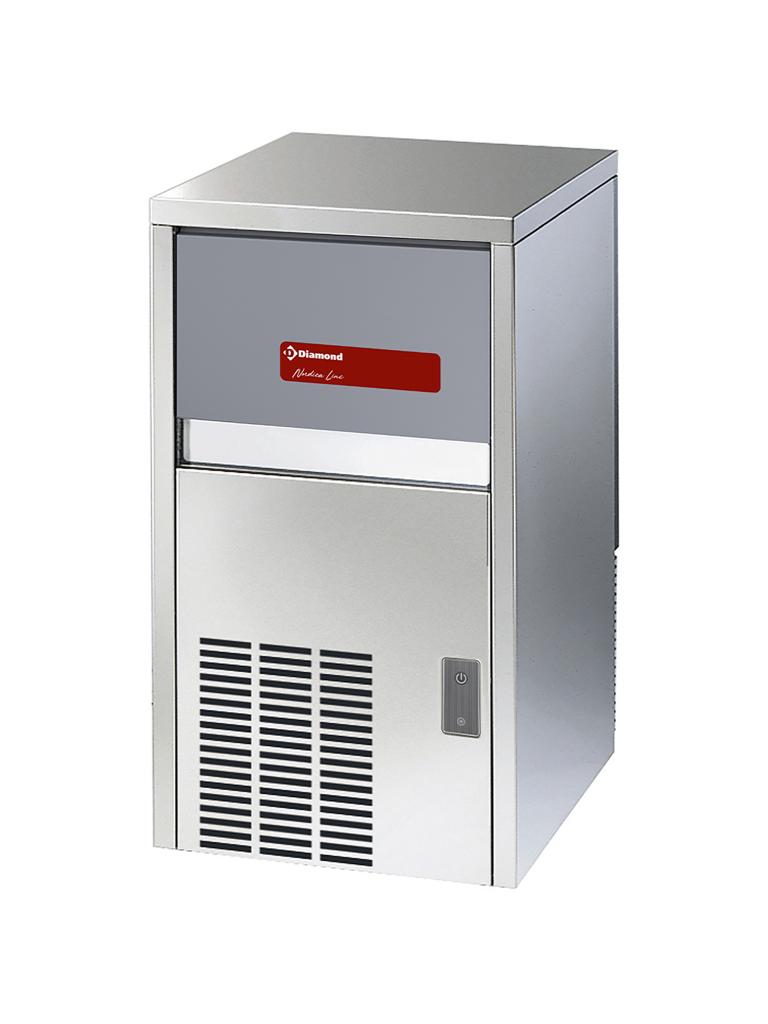 Machine à glaçons - 29 KG / 24h - Glaçons pleins - Refroidi à l'eau - Diamant - ICE30W-R2
