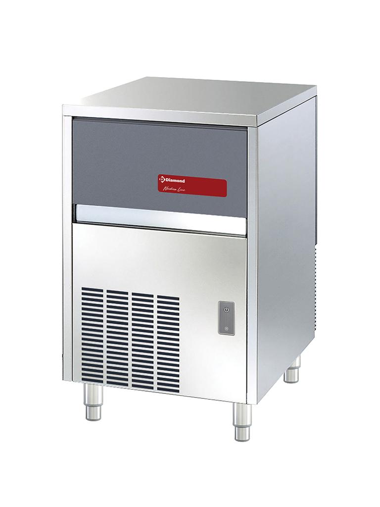 Machine à glaçons - 35 KG / 24h - Glaçons pleins - Refroidi par air - Diamant - ICE35A-R2-42G-