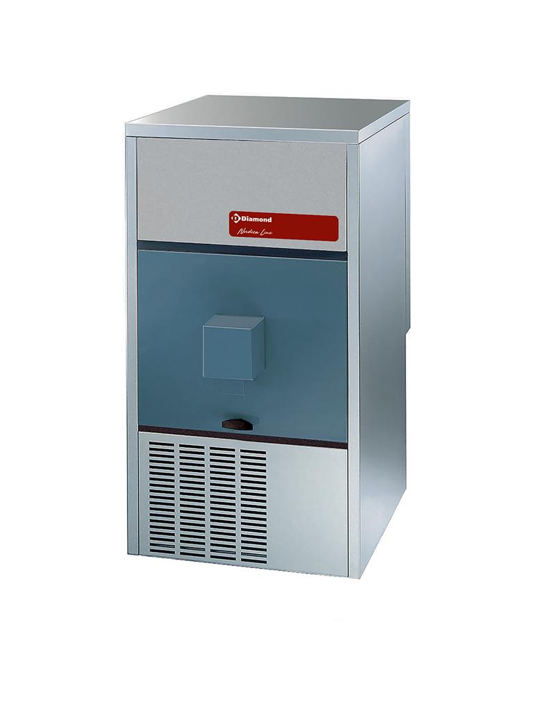 Machine à glaçons - 42 KG / 24h - Glaçons pleins - Refroidi à l'eau - Diamant - ICE42DISPW