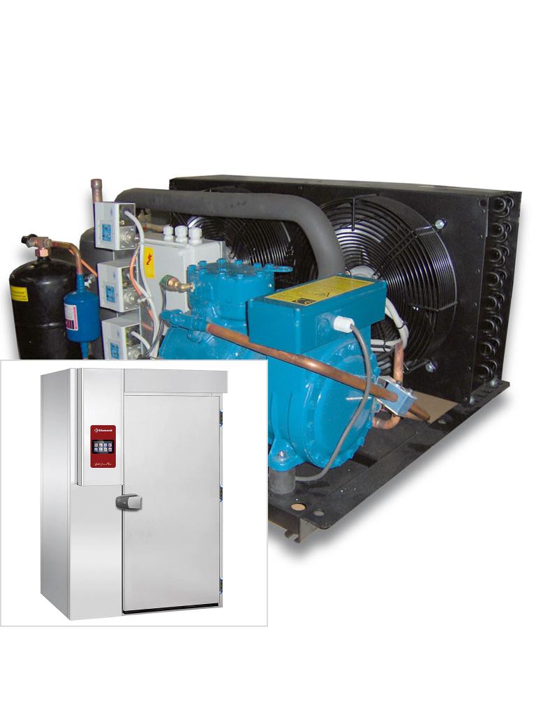 Cellule de refroidissement rapide à compresseur - DBT201/TS-GR - 100/70 KG - Diamant - GF23-A