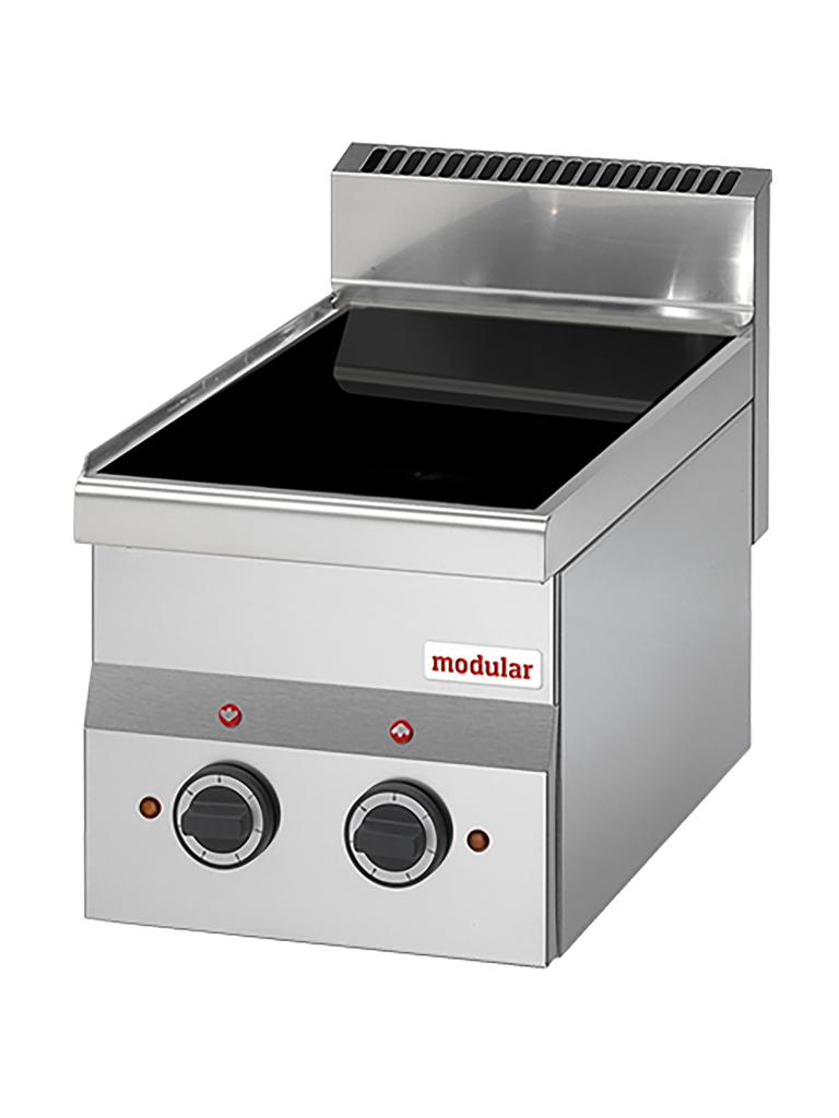 Cuisinière - H 28 x 30 x 60 CM - 11 KG - 380 - 415 - Sans - Prise V - 3600 W - Inox - Céramique - Modulaire - 316662