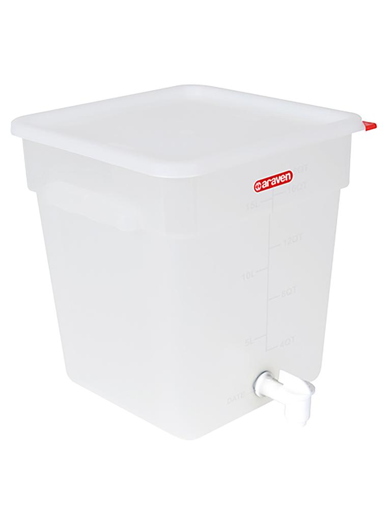 Distributeur de jus - H 32 x 28,5 x 28,5 CM - 1 203 KG - Polypropylène - 18 Litres - Araven - 962065