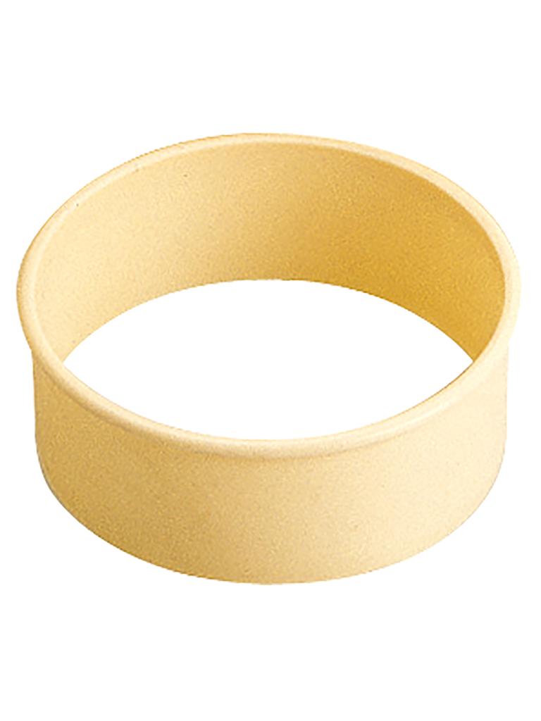 Cercle à gâteau - H 4,5 CM - 0,15 KG - Ø18 CM - Plastique - Crème - 035032