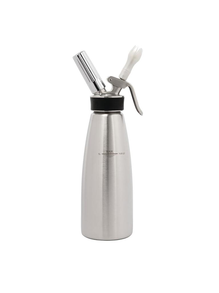 Machine à chantilly - 1 litre - Ø 9 x H 30 CM - inox - ISI - CB502