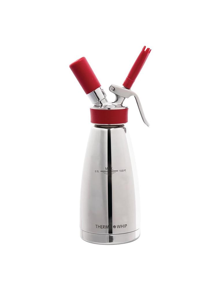 Machine à chantilly - 0,5 litre - H 26 x 9 x 9 CM - inox - ISI - CB503