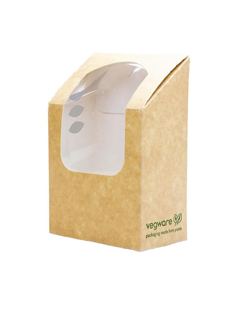 Boîtes à tortillas jetables - 500 pièces - H 13,5 x 9,5 x 5 CM - Papier - Vegware - CL705