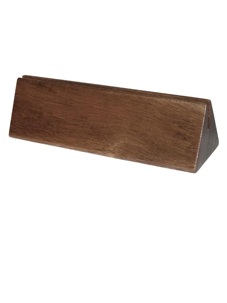 Porte-cartes menu - 10 pièces - H 4,2 x 15 x 4,6 CM - Bois - Olympia - CM921