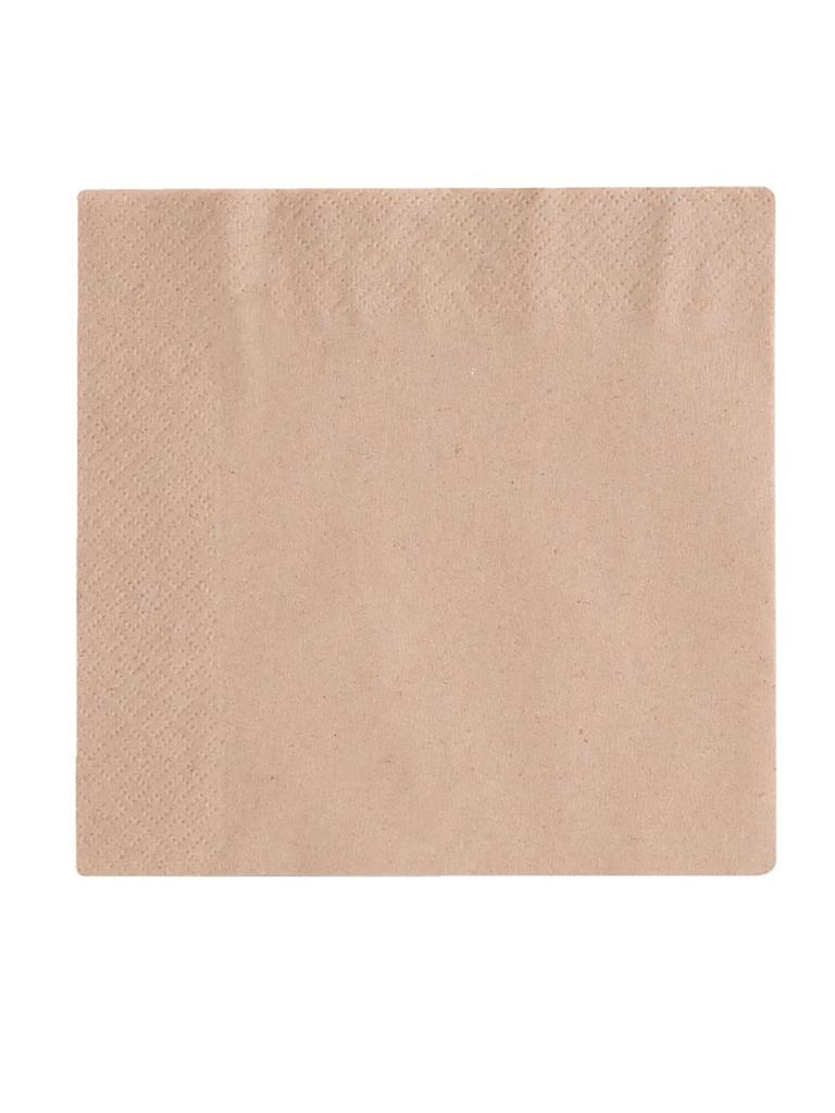 Serviettes de table - 2000 pièces - 33 x 33 CM - Papier - Vegware - DW621