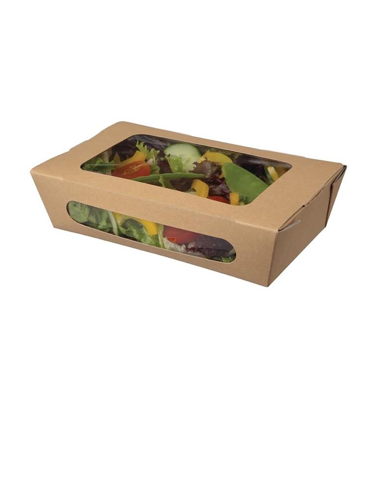 Saladiers jetables - 1 Litre - 200 pièces - H 5 x 20 x 12 CM - Colpac - FA372