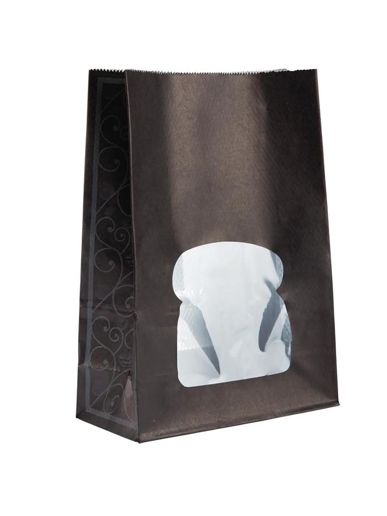 Boîtes à sandwich jetables - 250 pièces - Noir - H 22 x 15,5 x 7,2 CM - Colpac - FA381