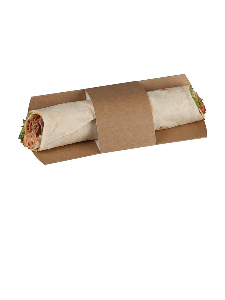 Barquettes tortilla jetables - 1000 pièces - 22,5 x 10,3 CM - Colpac - FA383