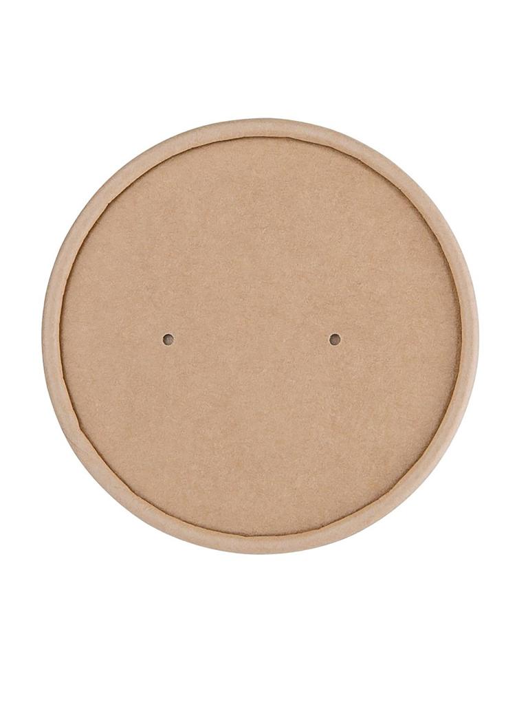 Tasse à soupe avec couvercle - 500 pièces - H 1,7 CM - Papier - Vert Fiesta - FB556