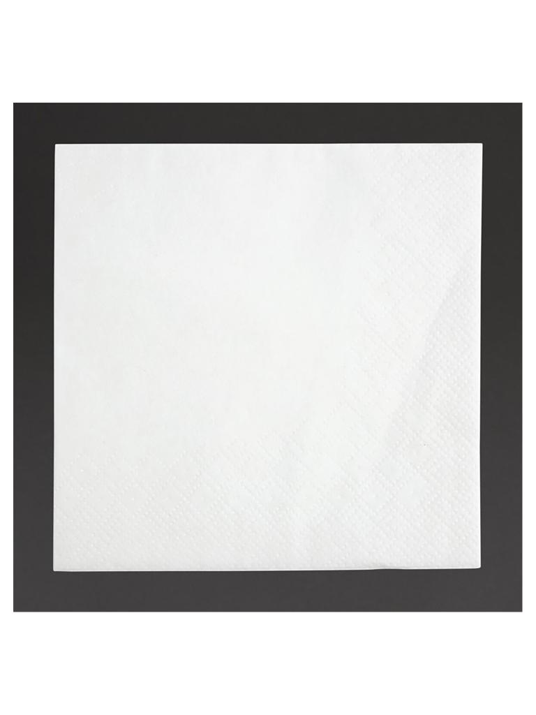 Serviettes cocktail - 4000 pièces - Blanc - 24 x 24 CM - Fiesta - FE216