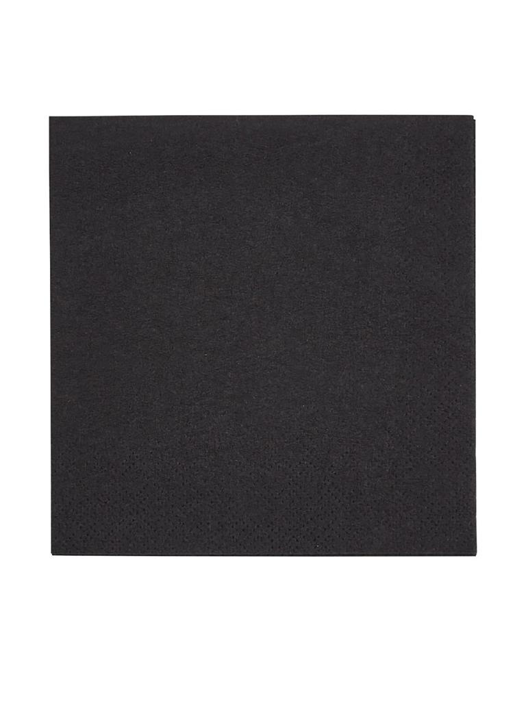 Serviettes cocktail - 4000 pièces - Noir - 24 x 24 CM - Fiesta - FE218