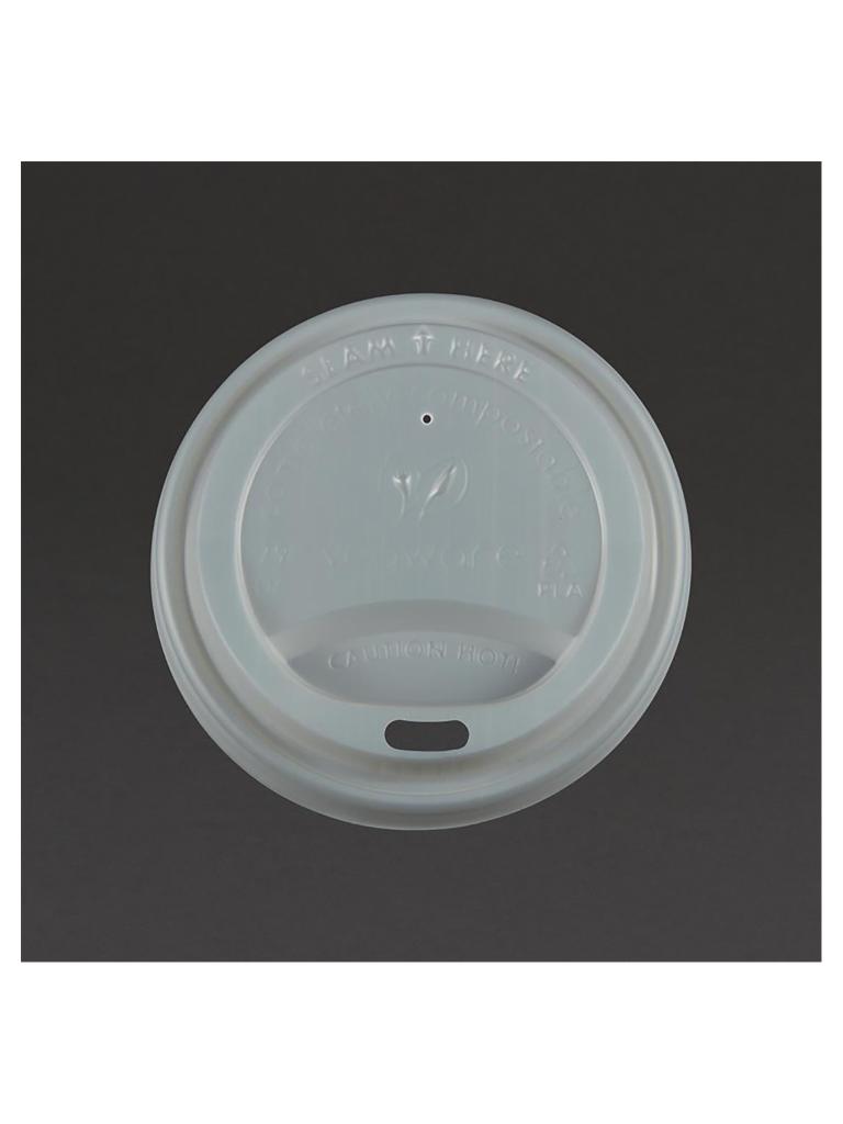 Couvercle gobelet - 1000 pièces - Ø 7,9 x H 1 CM - Vegware - GH024