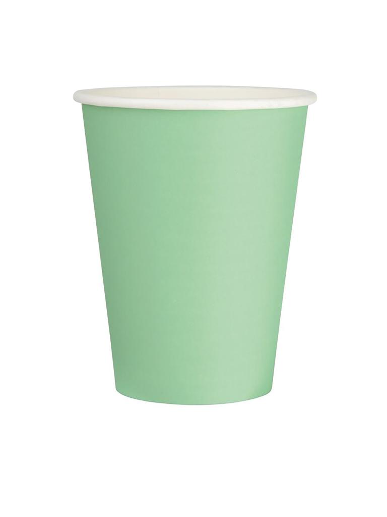 Gobelets à café jetables - 0,34 Litre - 1000 pièces - Turquoise - H 11 CM - Fiesta - GP404