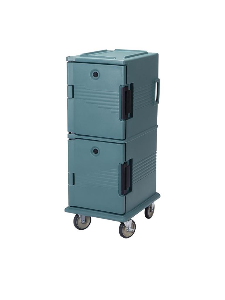 Chariot de transport - 114 Litres - bleu - H 137 x 52 x 69 CM - Polypropylène - Cambro - CG141