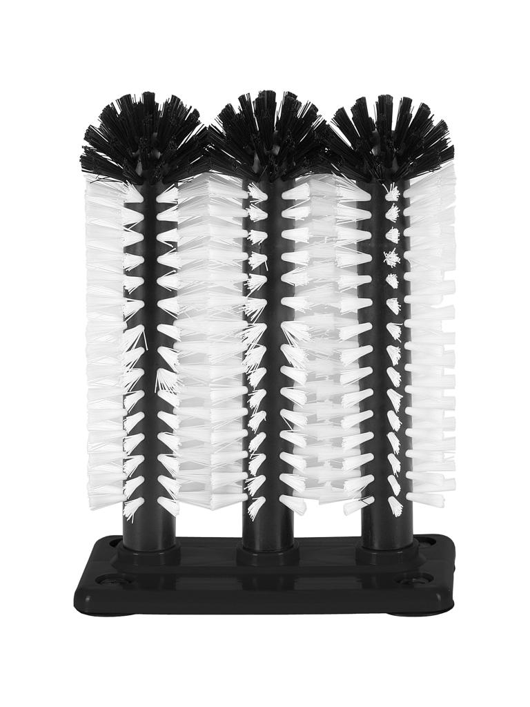 Brosse de rinçage - 3 parties - 3 x 25 CM - Plastique - Bar Professionnel - BBK0025