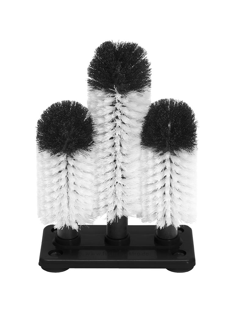 Brosse de rinçage - 3 parties - 18 x 25 x 18 CM - Plastique - Bar Professionnel - BBK1825