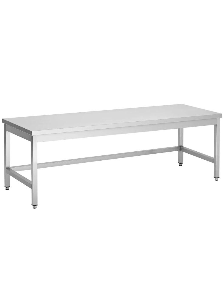 Table Wok en Inox - Sans Tablette Inférieure - G-Line