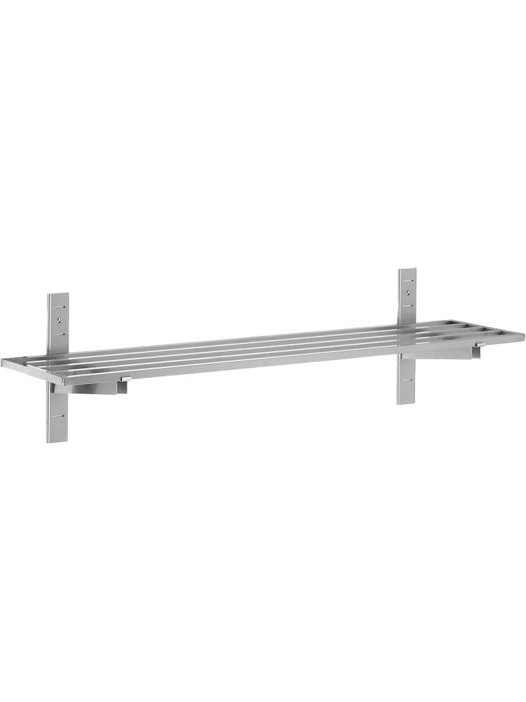 Etagère murale réglable en acier inoxydable - Ouverte - 1 niveau - G-Line