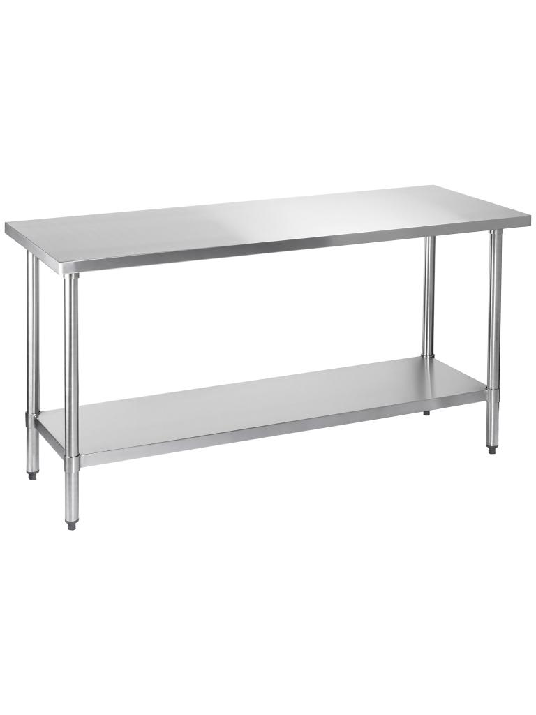Table de travail en acier inoxydable - Démontable - Avec base - G-Line