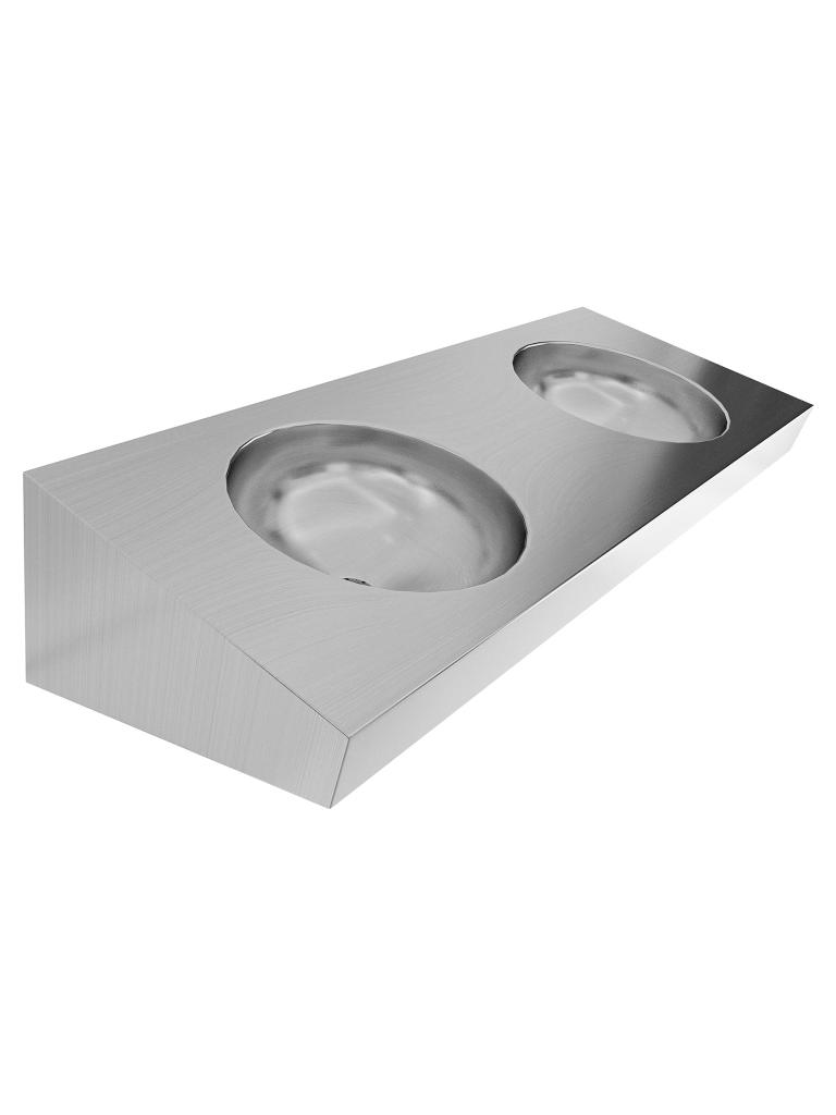Évier lave-mains - Inox - Récipients ronds - G-Line