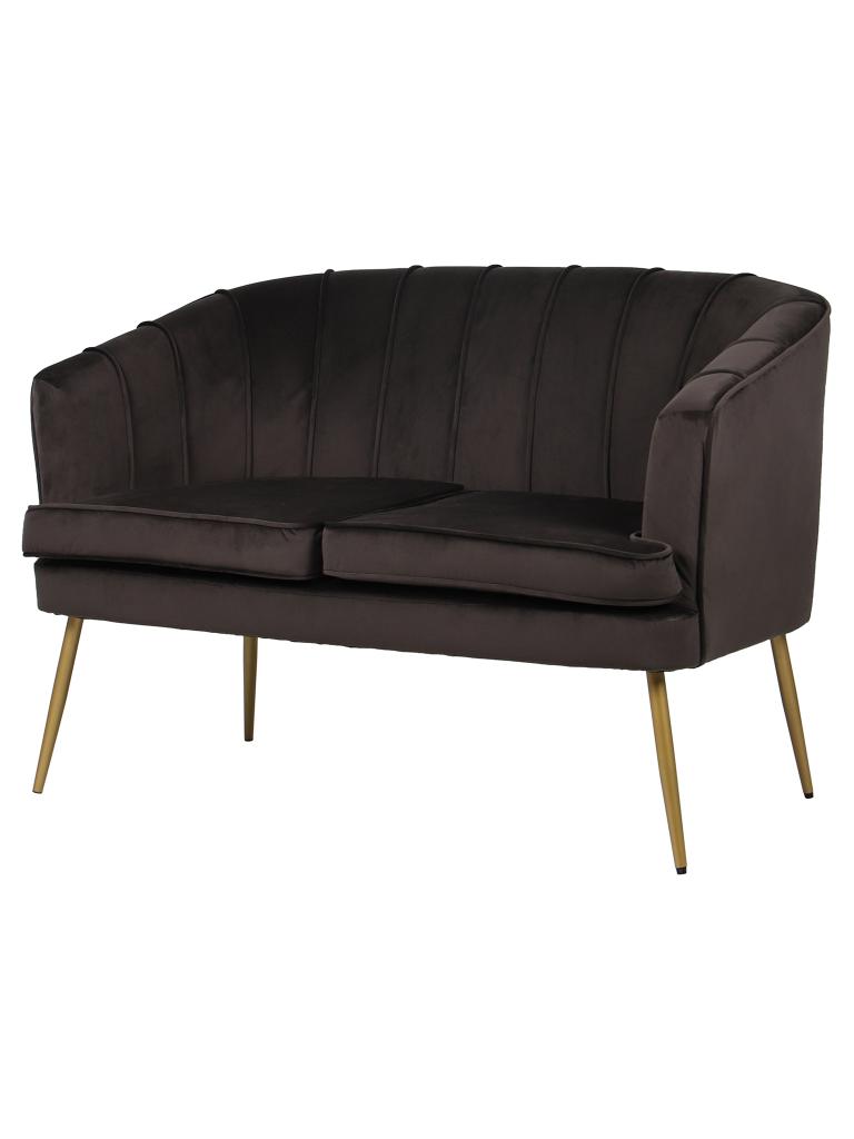 Canapé traiteur - Rest - 120 CM - Velours - Anthracite - G-Line