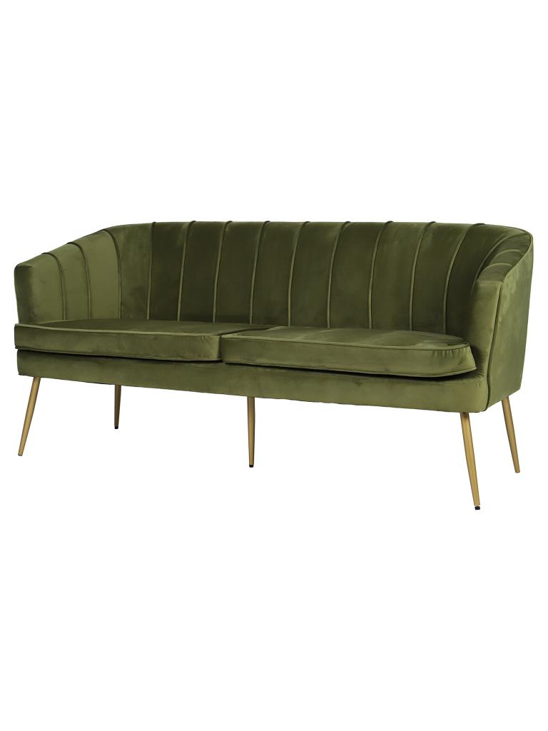 Canapé traiteur - Rest - 170 CM - Velours - Olive - G-Line