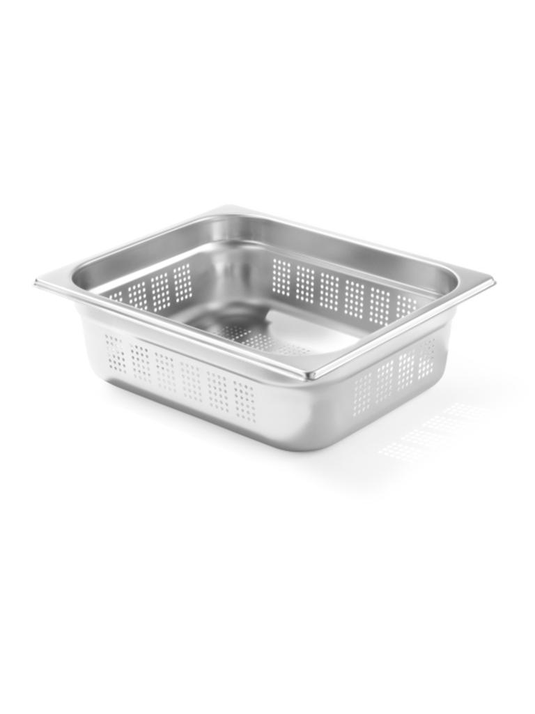 Bac gastronorme - 1/3 GN - 20 mm - Perforé - Inox - Gamme budget - G-Line