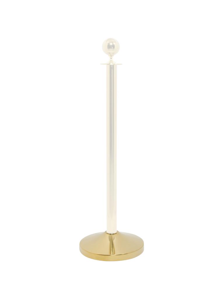 Piédestal - Poteau de barrière - Or - Inox - Ø15 - Securit