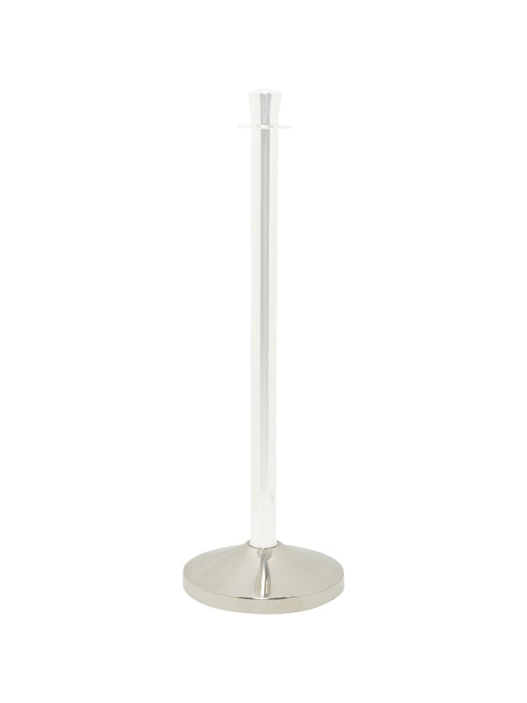 Poteau barrière pied - Classique - H 10 x 31 x 31 CM - Argent - Securit - RS-CL-CH-B2