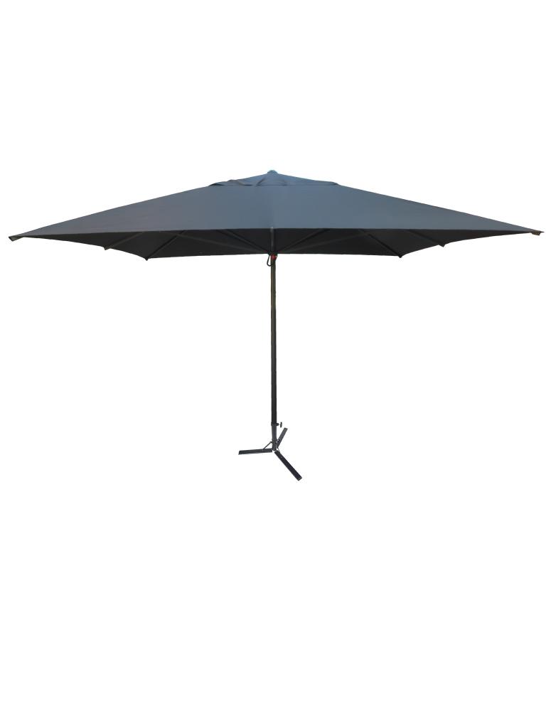 Parasol de marché - Suzan - Noir - 400 x 400 CM - G-Line