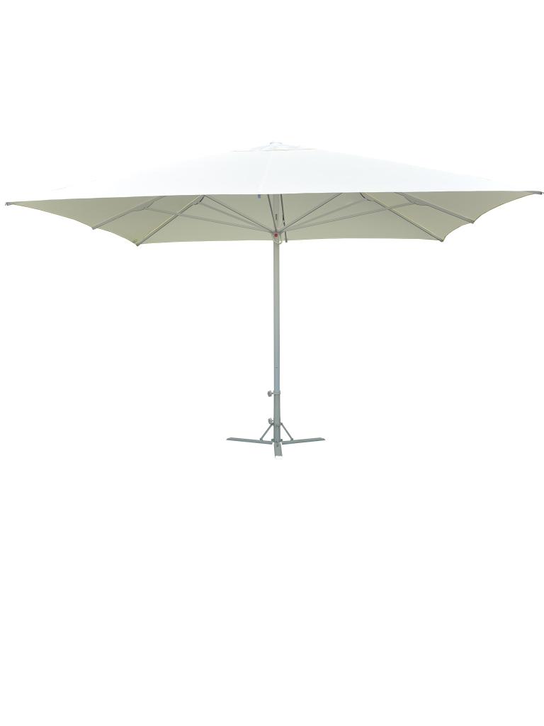 Parasol de marché - Suzan - Blanc - 400 x 400 CM - G-Line