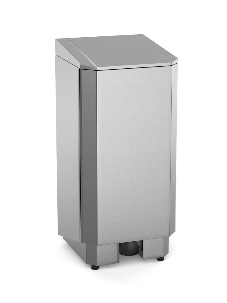 Conteneur à déchets HACCP - 60 Litres - Acier Inoxydable - Avec Pédale - G-Line