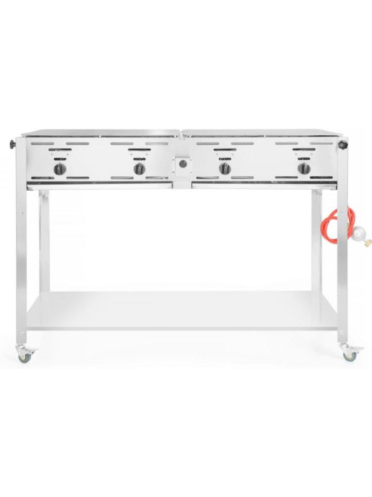 Grill-Master Quattro - Inox 180 - H 84 X 52,5 X 127 CM - Hendi - 154908