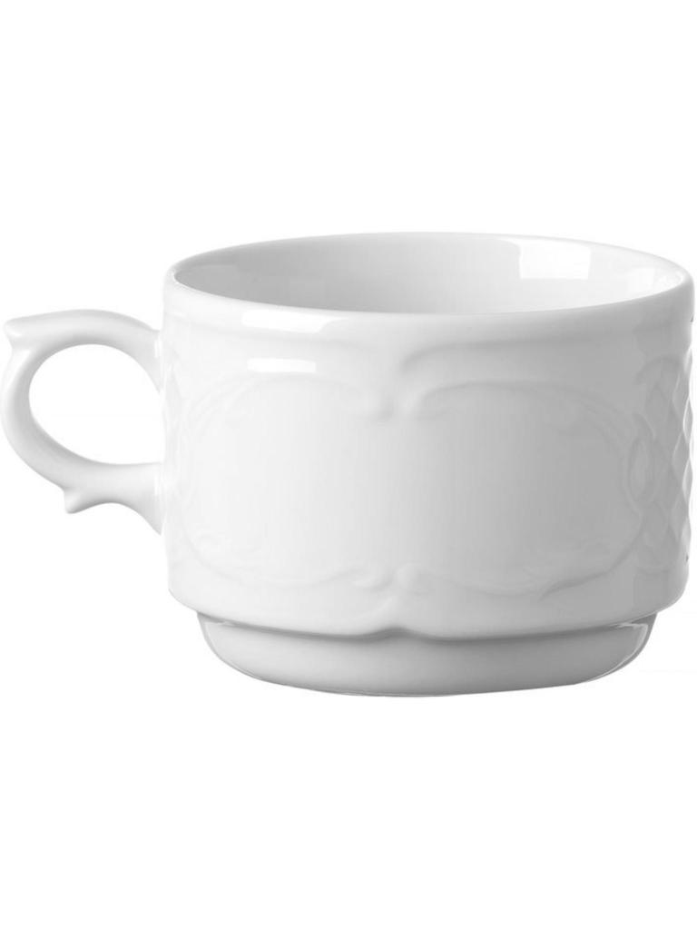Tasse Cappuchino - 12 pièces - Flora - Porcelaine - 8,7 CM - Hendi - 787175